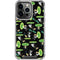 Adult Swim Rick and Morty Portal Pattern iPhone 15 Pro Clear Case